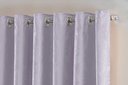 Ver imagem 4 de Cortina Jacquard Luxo em Tecido Semi Blackout Sala 2,70x2,30:cinza