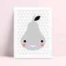 Quadro Quadro Decoração Infantil desenho fruta pera - 1
