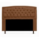 Ver imagem 1 de Cabeceira Geovana Para Cama Box Solteiro 90cm Com Capitonê Suede:Marrom