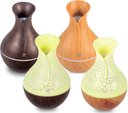 Ver imagem 5 de Umidificador Purificador De Ar Aromatizador 130 ml Botão Touch Ultrassónico CONE (Marrom Claro)