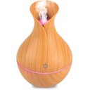 Ver imagem 6 de Umidificador Purificador De Ar Aromatizador 130 ml Botão Touch Ultrassónico CONE (Marrom Claro)