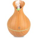 Ver imagem 3 de Umidificador Purificador De Ar Aromatizador 130 ml Botão Touch Ultrassónico CONE (Marrom Claro)