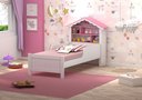 Ver imagem 2 de Cama Casinha com Nichos Princesa Rosa Vitamov