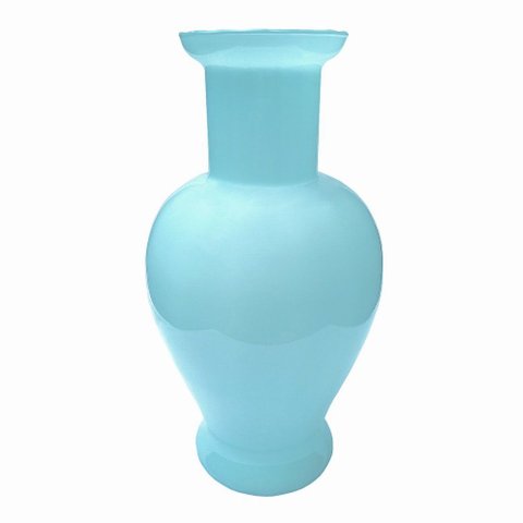 Vaso de Vidro Acetinado Pérsia Alto Decorativo g