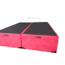 Ver imagem 1 de Cama Box Baú Casal Bipartido Blindado Suede Vermelho