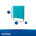Ver imagem 5 de Cabeceira Estofada para Cama de Solteiro 90 Julia Suede