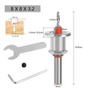 Ver imagem 4 de Broca Rebaixo Parafuso Madeira Limitador Ajustável - 3,2mm