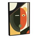 Ver imagem 4 de Quadro Decorativo Cubismo Abstrato com Moldura Filete