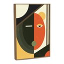 Ver imagem 2 de Quadro Decorativo Cubismo Abstrato com Moldura Filete