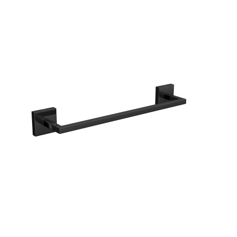 2040.BL.030.CLN.NO  Porta Toalha Barra 30Cm Acessórios Clean Black Noir