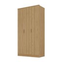 Ver imagem 2 de Guarda Roupa Ravi em Mdf 3 Portas 2 Gavetas 120,5x232,2cm Olmo 1120