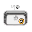 Ver imagem 1 de Cuba Aço Inox 304 American Steel N 1 47x30x19 com Válvula