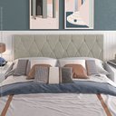 Ver imagem 3 de Cabeceira Leticia P/ Cama Box King 1,95:bege