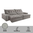 Ver imagem 7 de Sofá Nivus Veludo 2 Módulos 80cm B25cm Meu Sofá Online