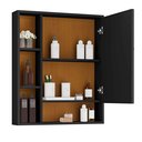 Ver imagem 3 de Armário Suspenso Espelheira 1 Porta com Espelho Olimpia Rede Móveis