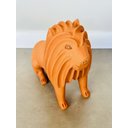 Ver imagem 4 de Escultura em Cerâmica Leão de Nuca. Artesanal, Produzido Pela Família do Mestre Nuca