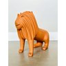 Escultura em Cerâmica Leão de Nuca. Artesanal, Produzido Pela Família do Mestre Nuca - 3
