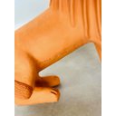 Ver imagem 5 de Escultura em Cerâmica Leão de Nuca. Artesanal, Produzido Pela Família do Mestre Nuca