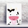 Placa MDF desenho filhote vaca - 1