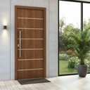 Ver imagem 7 de Folha Porta Frisada R50VL 210x80 Estrutura Pinus e MDF Pintura UV:Imbuia