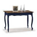 Ver imagem 2 de Aparador para Sala em Madeira Maciça Pés Luis Xv 1 Gaveta 1019 Linz Móveis - Azul Petróleo/imbuia