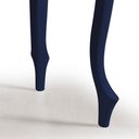 Ver imagem 4 de Aparador para Sala em Madeira Maciça Pés Luis Xv 1 Gaveta 1019 Linz Móveis - Azul Petróleo/imbuia