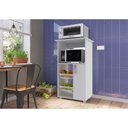 Ver imagem 1 de Balcão Armário para Forno e Micro com Fruteira Kely Branco