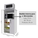 Ver imagem 4 de Balcão Armário para Forno e Micro com Fruteira Kely Branco