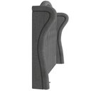 Ver imagem 3 de Cabeceira Cama Box Casal King 195 cm P05 Lisboa Linho Cinza Escuro - Lyam Decor