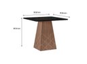 Ver imagem 2 de MESA LÍBIA 0,90 X 0,90 - Amêndoa