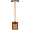Ver imagem 1 de Luminaria Decorativa Enfeite de Mesa Led Usb Home&co Metal 34x8x8cm Ouro Rosé