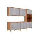 Ver imagem 2 de Kit Modulado 5 Peças Elena CZ546 Cinamomo/Platina MGM