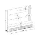 Ver imagem 5 de Painel Home Maragogi 182cm para Tv até 60 Polegadas Linea Brasil