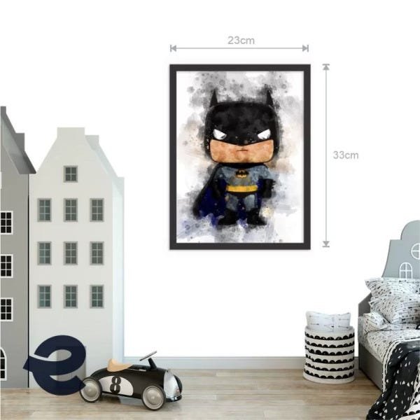 Quadros decorativos Desenho super herói Batman