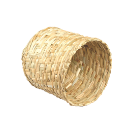 Cachepô Flor Taboa Organizador Fibra Natural Decorativo:grande 27x28 - 2