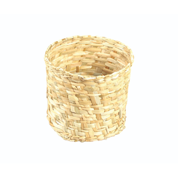 Cachepô Flor Taboa Organizador Fibra Natural Decorativo:grande 27x28 - 1