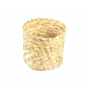 Cachepô Flor Taboa Organizador Fibra Natural Decorativo:grande 27x28