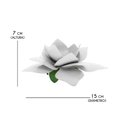 Ver imagem 2 de Castiçal para Vela de Ferro Artesanal Rustico Decorativo de Mesa de Festa - Branco