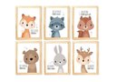 Ver imagem 1 de Kit Quadro Infantil Safari Decoração Enxoval Quarto Criança Bebê