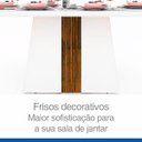 Ver imagem 7 de Conjunto Sala de Jantar Mesa Itália 6 Cadeiras Golden DJ Móveis