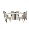Conjunto Sala de Jantar Mesa Itália 6 Cadeiras Golden DJ Móveis - 2