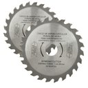 Ver imagem 1 de Disco de Corte Serra Circular para Madeira 24 Dentes 110x20mm | Fertak | Kit 02 Un