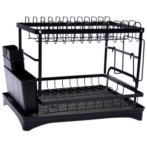 Escorredor de Louça Prato Copo Talheres Utensilios Pia Bancada Mesa Cozinha Organizaçao Limpeza Mult