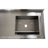 Pia Aço Inox Industrial 120x60x90 Cm Cuba Direita Nortinox - 6