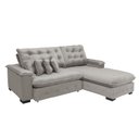 Ver imagem 3 de Sofá Berlin 2.65x1.70m com Chaise Super Pillow Top - Avelã