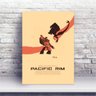 Placa MDF Filme Pacific Rim jaeger vs kaiju - 1