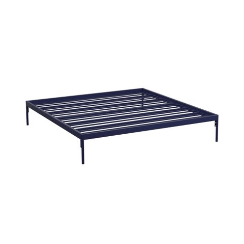 Cama Turca King Size Icamas Estrado Azul Escuro