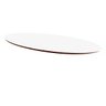 Mesa de Jantar Saarinen Oval 1,80x1,00m - Madeira MDF Tatu Bola Móveis Branco - 2