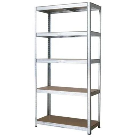 Estante 332699 5 Prateleiras Aço e MDF Cinza Worker