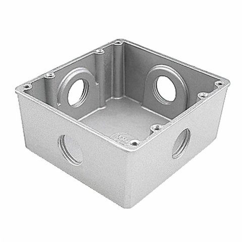 Caixa de Piso 4x4 Fechada e Baixa Tramontina